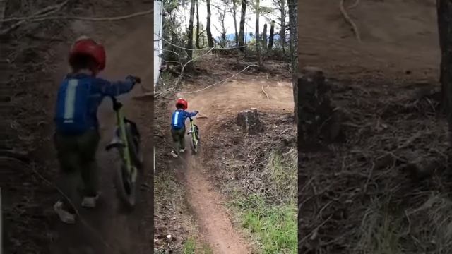 Precious Mountain Biking Experience of My Two Brave Boys 4 years old Aaron and 8 years old Eddie смотреть онлайн
