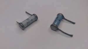 Наглядно показываю конструкцию советского конденсаторов КБГ-И