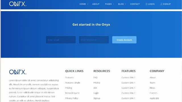 Onyx - Minimal SaaS Product Template | Themeforest Download смотреть онлайн
