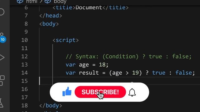 Ternary Operator explained смотреть онлайн