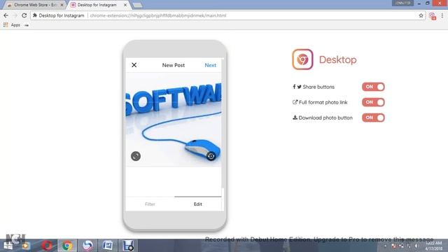 how to post on instagram using computer (google chrome or web store) смотреть онлайн