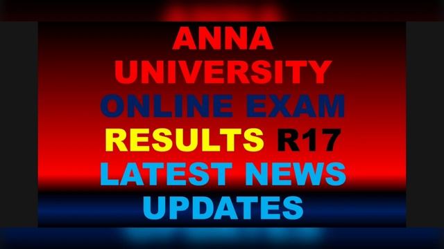 Anna University Online Exam RESULTS 2021 | anna university result 2021 | anna university latest new смотреть онлайн