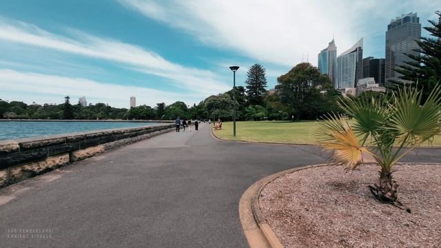 Sydney 🇦🇺 Opera House & Botanic Gardens | Australia 4K POV Virtual Walk | Binaural 3D city sounds смотреть онлайн