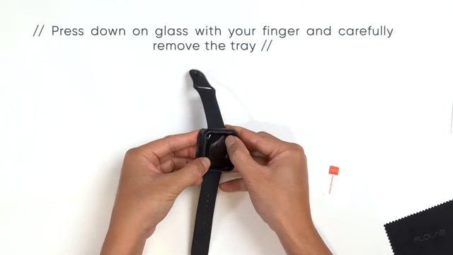 How to install the FLOLAB NanoArmour Apple Watch Series 6/SE 5/4/3 screen protector смотреть онлайн