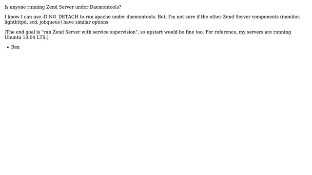 DevOps & SysAdmins: Zend Server + Daemontools смотреть онлайн