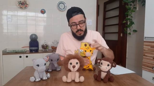 Coleção Safari Amigurumi (Apresentando o Safari do Ti) #amigurumi #croche #tiagoamigurumi смотреть онлайн