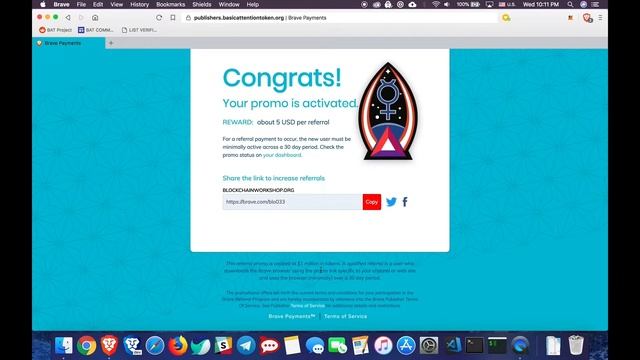How to Use the Brave Referral Program — Earn $5 (BAT) per Referral смотреть онлайн