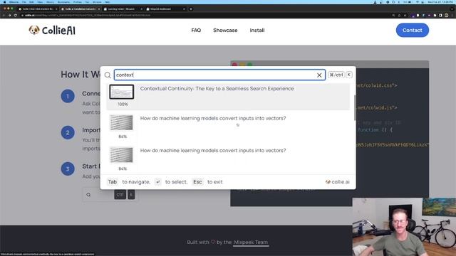 Collie.ai Embedded Search Demo смотреть онлайн