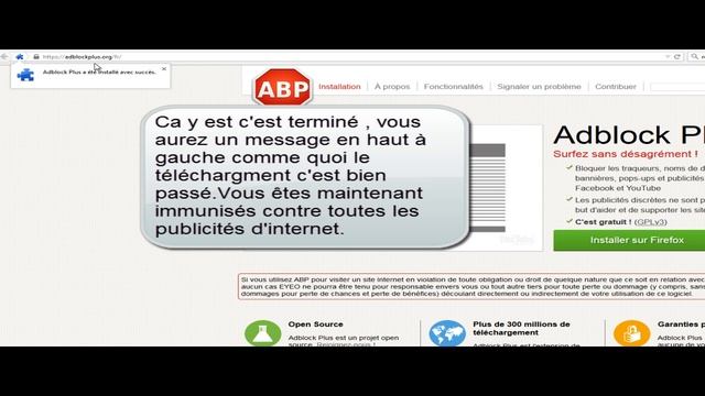 Tutoriel Adblock plus sur mozilla Firefox. смотреть онлайн