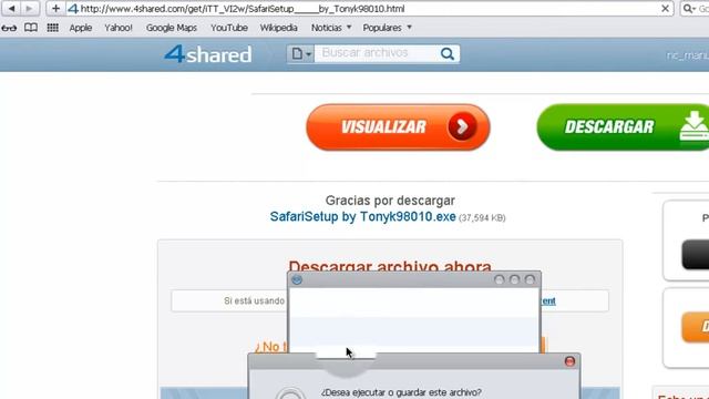 Descarga Safari 5.0 para Windows 7/XP/Vista смотреть онлайн