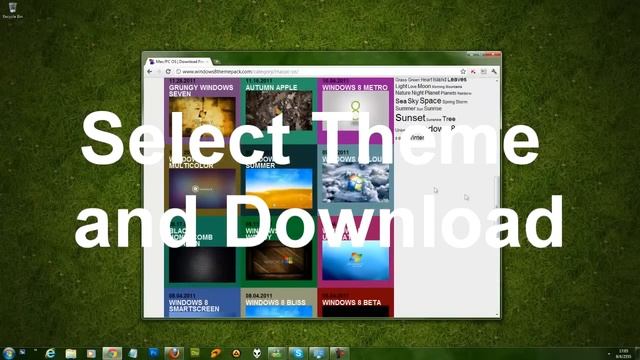 How to Download Windows 8 themes смотреть онлайн