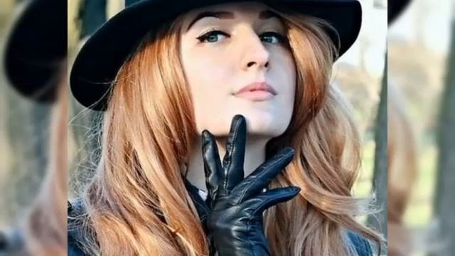 Beautiful ladies wearing leather opera gloves#how to style latex & leather gloves ideas for women's смотреть онлайн