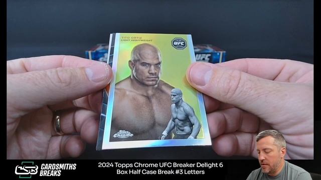 2024 Topps Chrome UFC Breaker Delight 6 Box Half Case Break #3 смотреть онлайн