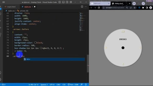 How to create Analog Clock using HTML CSS and JavaScript in Urdu смотреть онлайн