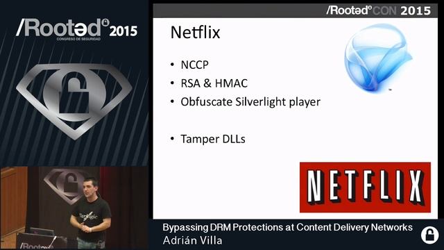 Adrián Villa - Bypassing DRM Protections at Content Delivery Networks [Rooted CON 2015 - ESP] смотреть онлайн