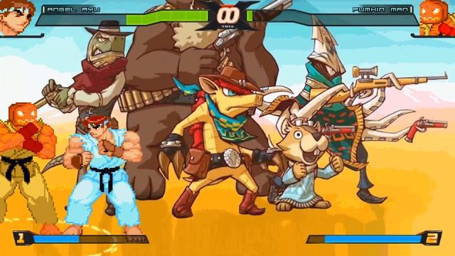 MUGEN - omardapimp123's Angel Ryu vs. Pumkin Man - Download смотреть онлайн