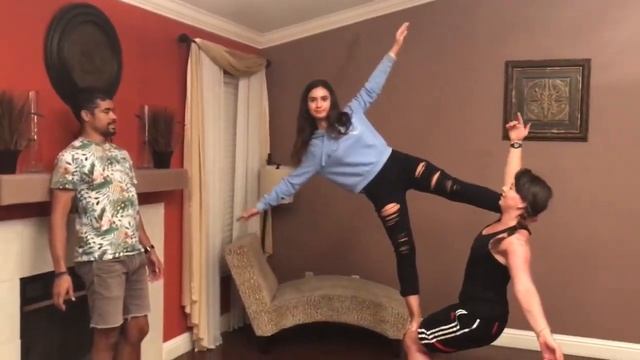 How to Quick Acroyoga Flag Be brave Just Ossetian do it смотреть онлайн