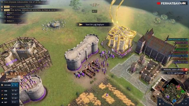 4v4 Ekipiçi Kapışşşş | Age of Empires 4 | TÜRKÇE | 2022 смотреть онлайн