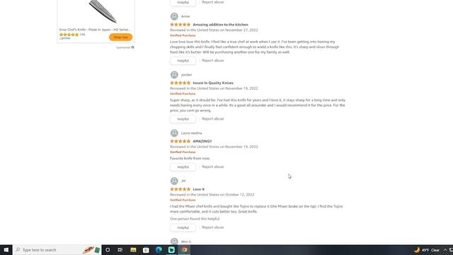 Best Kitchen knife under $100 (it will last a lifetime!) смотреть онлайн