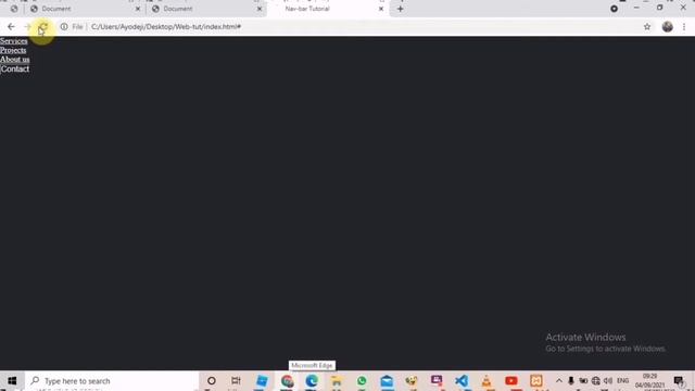 Tutorial - Responsive nav bar design- html and css | css flexbox смотреть онлайн
