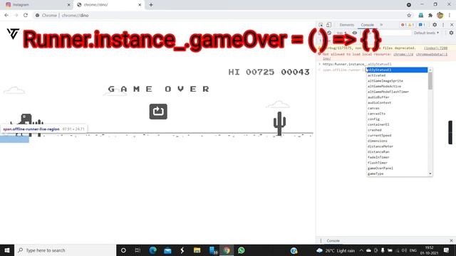 how to hack chrome Dino game смотреть онлайн