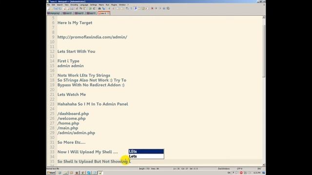 81 Bypass Admin Panel And Upload Shell смотреть онлайн