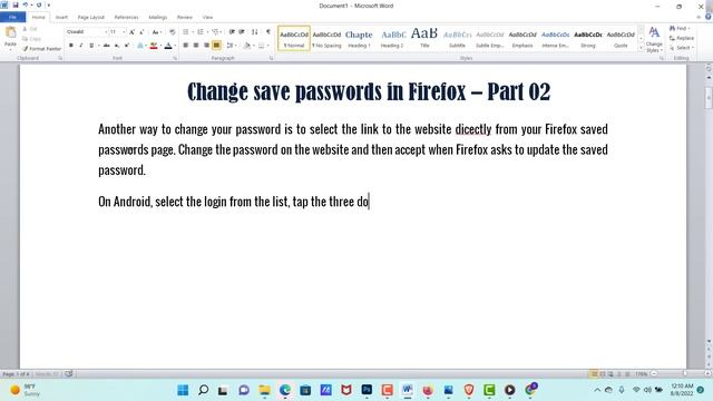 Change Saved Passwords in Firefox Part 02 || @Z TECH смотреть онлайн