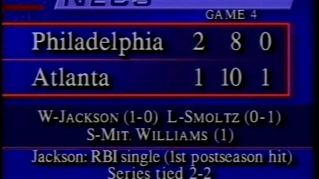1993 Atlanta Braves vs Philadelphia Phillies NLCS Highlights смотреть онлайн