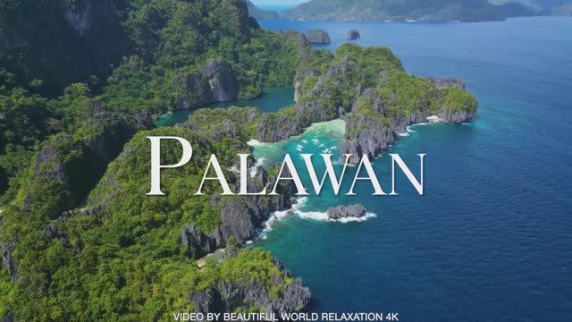 Visit Palawan 4k Video - Relaxing Music With Beautiful Natural Landscape - 4K Video Ultra HD смотреть онлайн