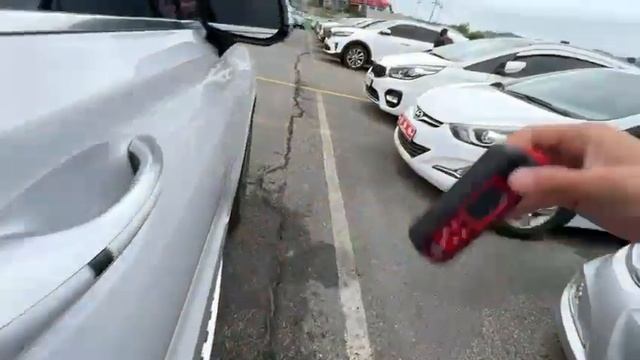 Hyundai Santa Fe 2021 осмотр на площадке дилера в Корее смотреть онлайн