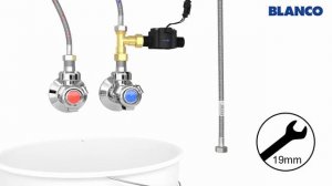 Монтаж смесителя для кухни Blanco.