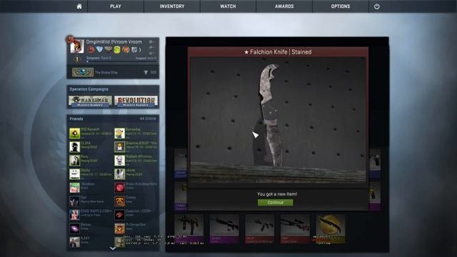 Falchion Knife unboxing! смотреть онлайн