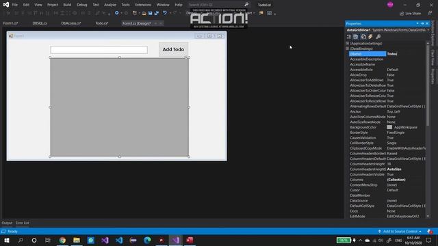 Todo List using C# part1 смотреть онлайн