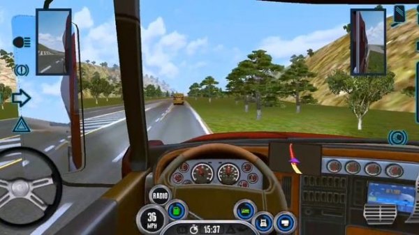 Truck simulator USA Evolution | Winter cold transporter - Android gameplay