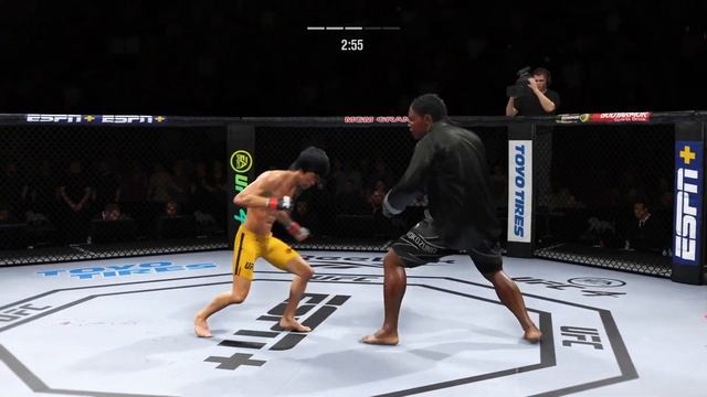 UFC4 Bruce Lee vs Queen Yokozuna EA Sports UFC 4 смотреть онлайн
