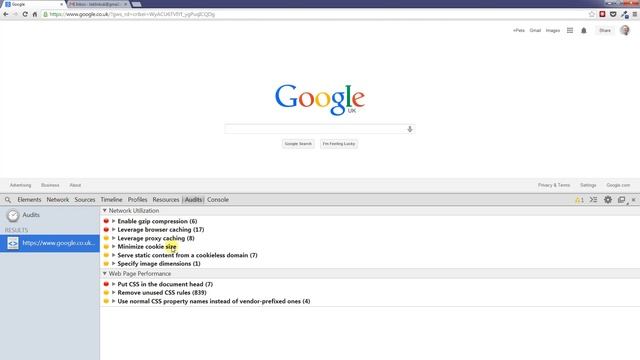 The Audits Panel In The Chrome Developer Tools смотреть онлайн