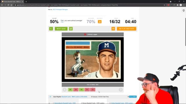 Quiz Day 3: Top 32 Braves/Orioles By War Through Cards! смотреть онлайн