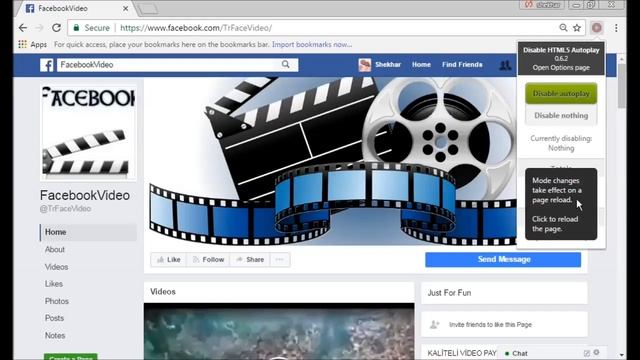 Facebook New Chrome Extension : "Stop Video Autoplay" смотреть онлайн