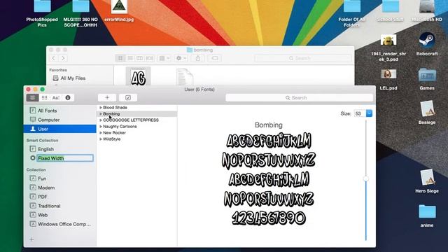 How To Install Custom Fonts To a Mac! смотреть онлайн