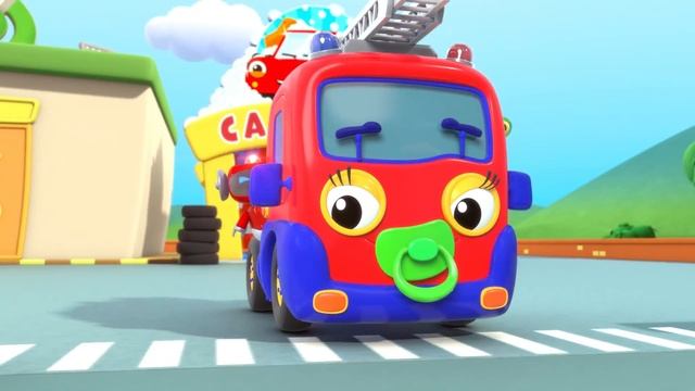 Brave Baby Fire Truck!!｜Gecko's Garage｜Funny Cartoon For Kids｜Learning Videos For Toddlers смотреть онлайн
