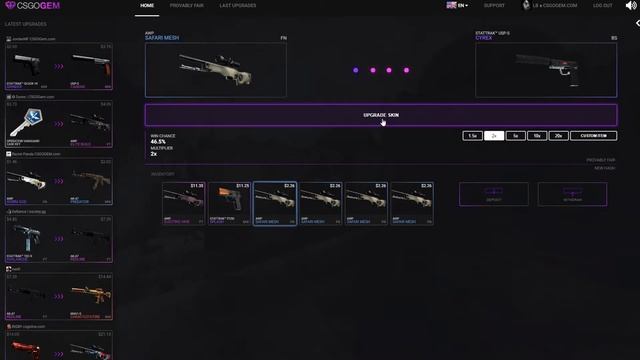 SAFARI MESH TO EASY 35$ | CSGO Gem Honest opening смотреть онлайн