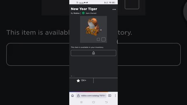 [FREE ACCESSORY] HOW TO GET New Year Tiger! GET ON IOS/PC/ANDROID! (ROBLOX) смотреть онлайн