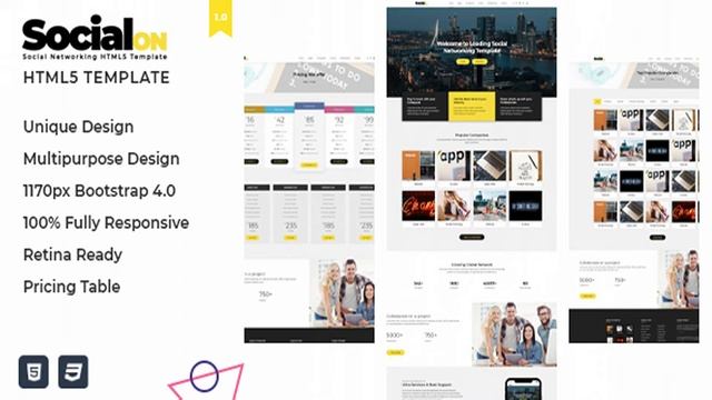 Social Net - Corporate Networking Connection HTML5 Template | Themeforest Website Templates and смотреть онлайн