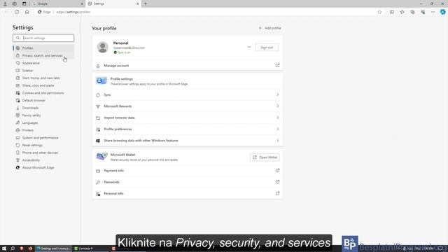 Kako uključiti opciju da vas veb sajtovi ne prate u Microsoft Edge-u смотреть онлайн