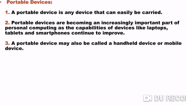 What are Portable Devices || Lecture in Urdu/Hindi смотреть онлайн