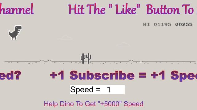 Playing Chrome Dino Game | Can we end this game? смотреть онлайн