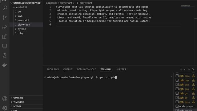 Playwright Introduction смотреть онлайн