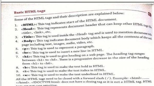 Introduction to HTML 5 | class 6
