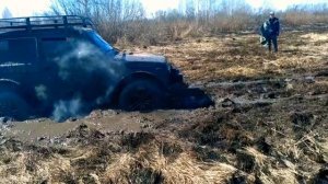 Тест зимней резины в весенней грязи