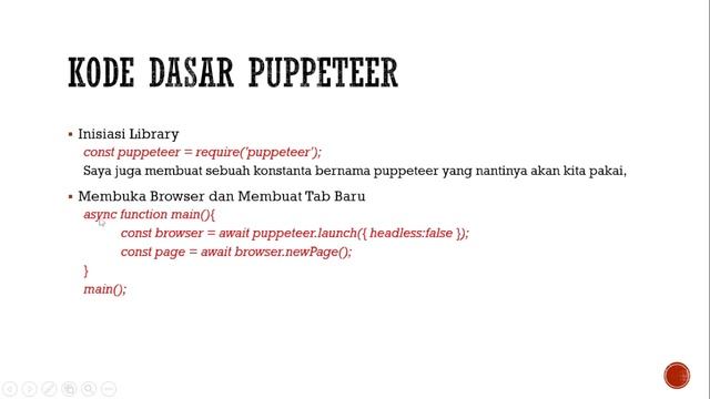 (Master Puppeteer) Part 1 - Pengenalan Puppeteer смотреть онлайн